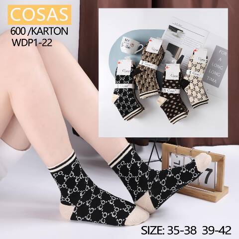 Skarpety damskie zimowe WDP1-22 Mix kolor 35-42