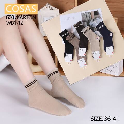 Skarpety damskie zimowe WD1-12 Mix kolor 36-41