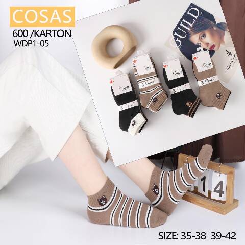 Skarpety damskie zimowe WDP1-05 Mix kolor 35-42