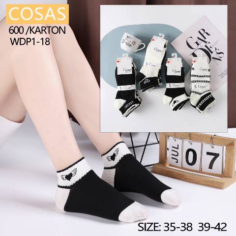 Skarpety damskie zimowe WDP1-18 Mix kolor 35-42