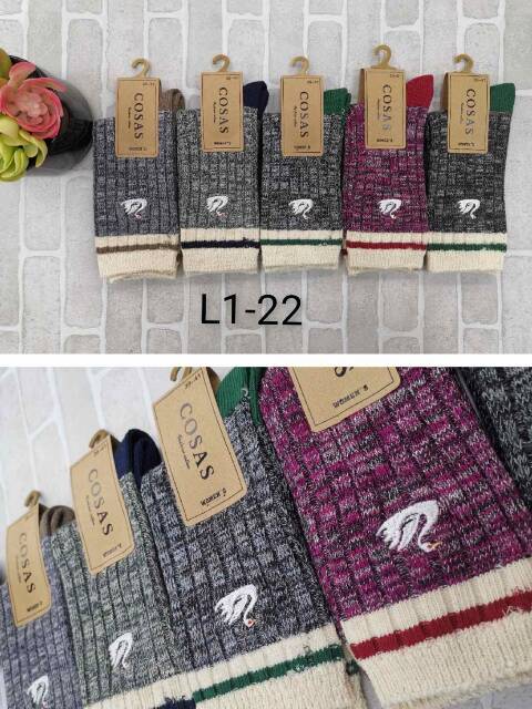 Skarpety damskie zimowe L1-22 Mix kolor 35-42 1