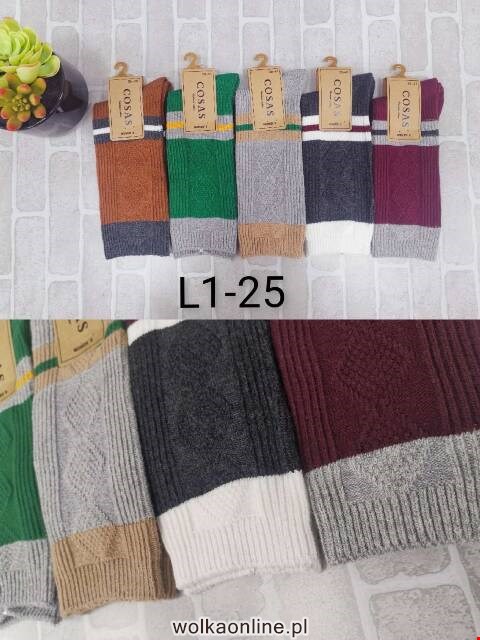 Skarpety damskie zimowe L1-25 Mix kolor 35-42