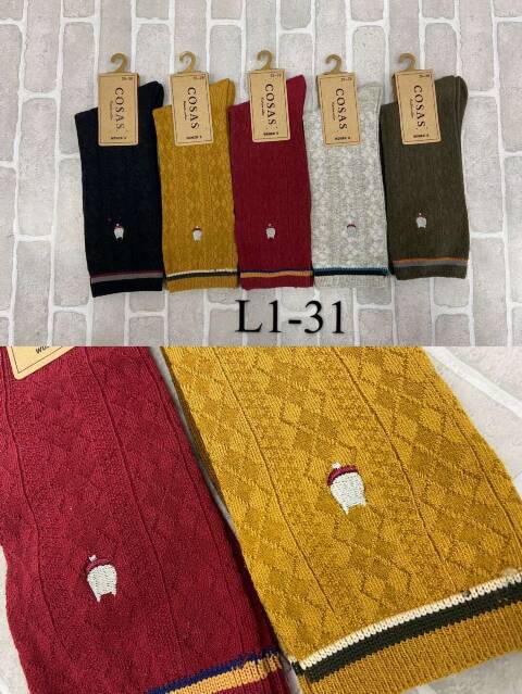 Skarpety damskie zimowe L1-31 Mix kolor 35-42