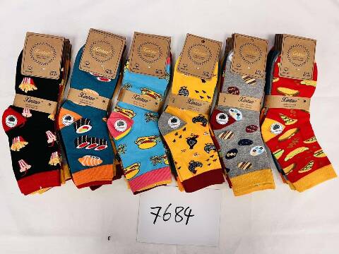 Skarpety damskie 7684 Mix kolor 35-42 1