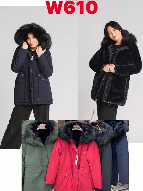 Kurtka damskie zimowa W640 1 kolor S-2XL 1