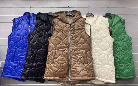 Kamizelka damskie 2104 Mix kolor  Standard (Towar włoskie)