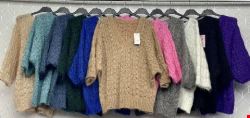 Sweter damskie 2134 Mix kolor Standard (Towar włoskie)