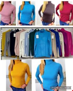 Sweter damskie 2139 Mix kolor Standard (Towar włoskie)