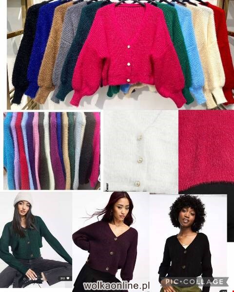 Sweter damskie 2144 Mix kolor Standard (Towar włoskie)