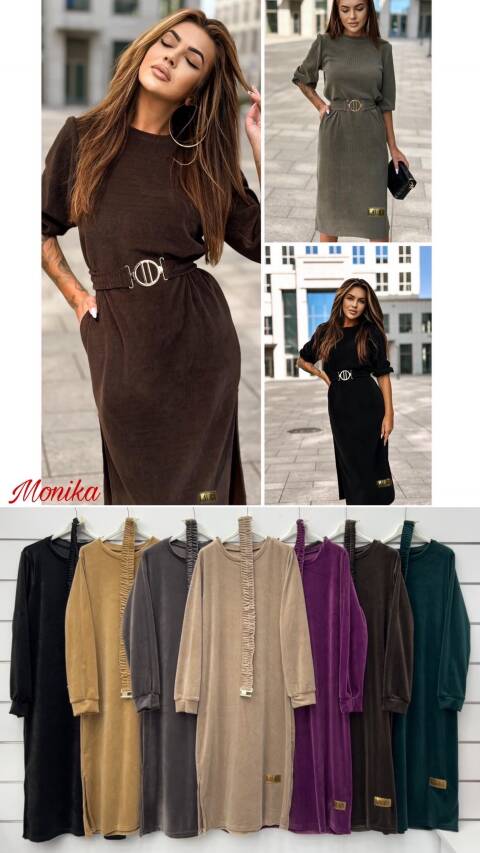 Sukienka damskie 2162 Mix kolor Standard (Towar włoskie) 1