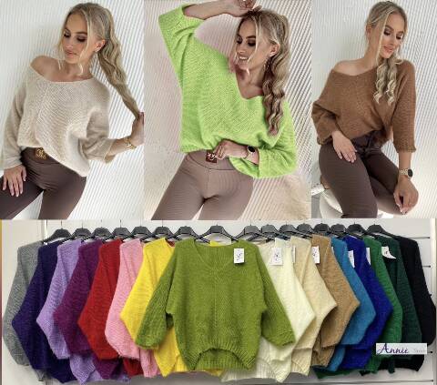 Sweter damskie 2170 Mix kolor Standard 1
