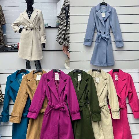 Płaszcze damskie 2184 Mix kolor Standard (Towar Włoskie)