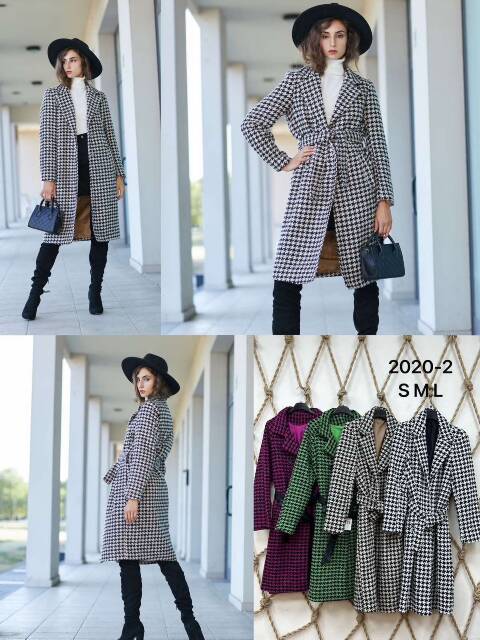 Płaszcze damskie 2192 1 kolor S-L (Towar Włoskie) 1