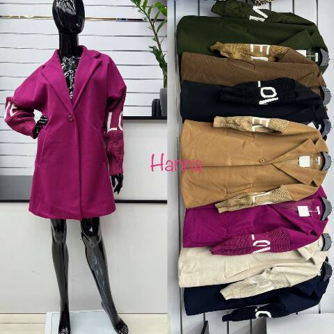 Płaszcze damskie 2197 Mix kolor Standard (Towar Włoskie)