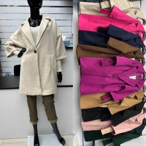 Płaszcze damskie 2198 Mix kolor Standard (Towar Włoskie) 1