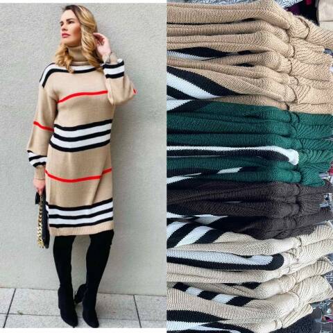 Sukienka damskie 2205 Mix kolor Standard (Towar Włoskie) 1