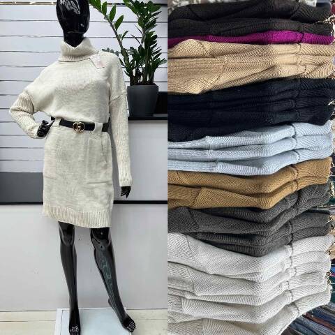 Sukienka damskie 2206 Mix kolor Standard (Towar Włoskie) 1