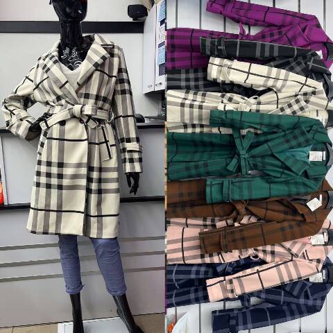 Płaszcze damskie 2208 Mix kolor Standard (Towar Włoskie)