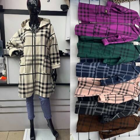 Płaszcze damskie 2209 Mix kolor Standard (Towar Włoskie)