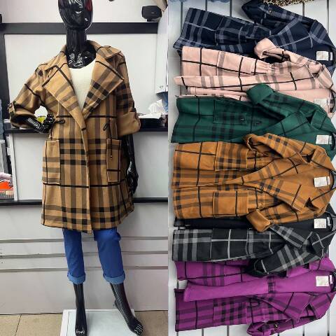 Płaszcze damskie 2210 Mix kolor Standard (Towar Włoskie)