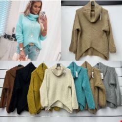 Sweter damskie 2211 Mix kolor Standard (Towar Włoskie)