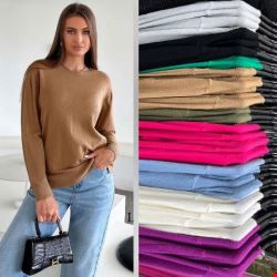 Sweter damskie 2213 Mix kolor Standard (Towar Włoskie)