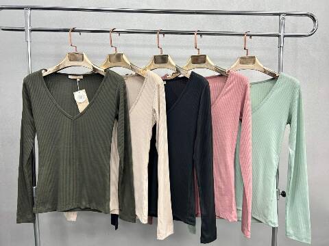 Bluzka damskie 2216 1 kolor S-XL (Towar Tureckie)