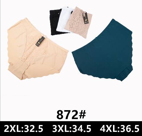 Majtki damskie 872 Mix kolor 2XL-4XL