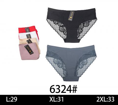 Majtki damskie 6324 Mix kolor L-2XL 1