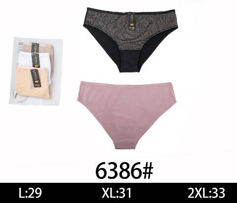 Majtki damskie 6386 Mix kolor L-2XL