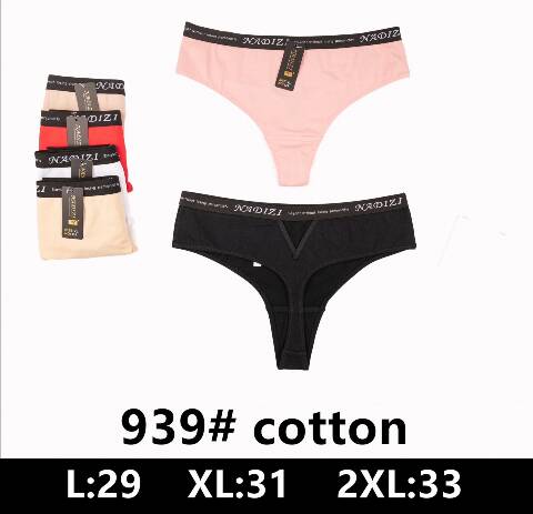 Stringi damskie 939 Mix kolor L-2XL