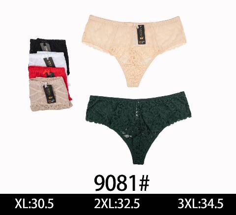 Stringi damskie 9081 Mix kolor XL-3XL