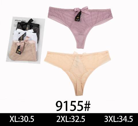 Stringi damskie 9155 Mix kolor XL-3XL