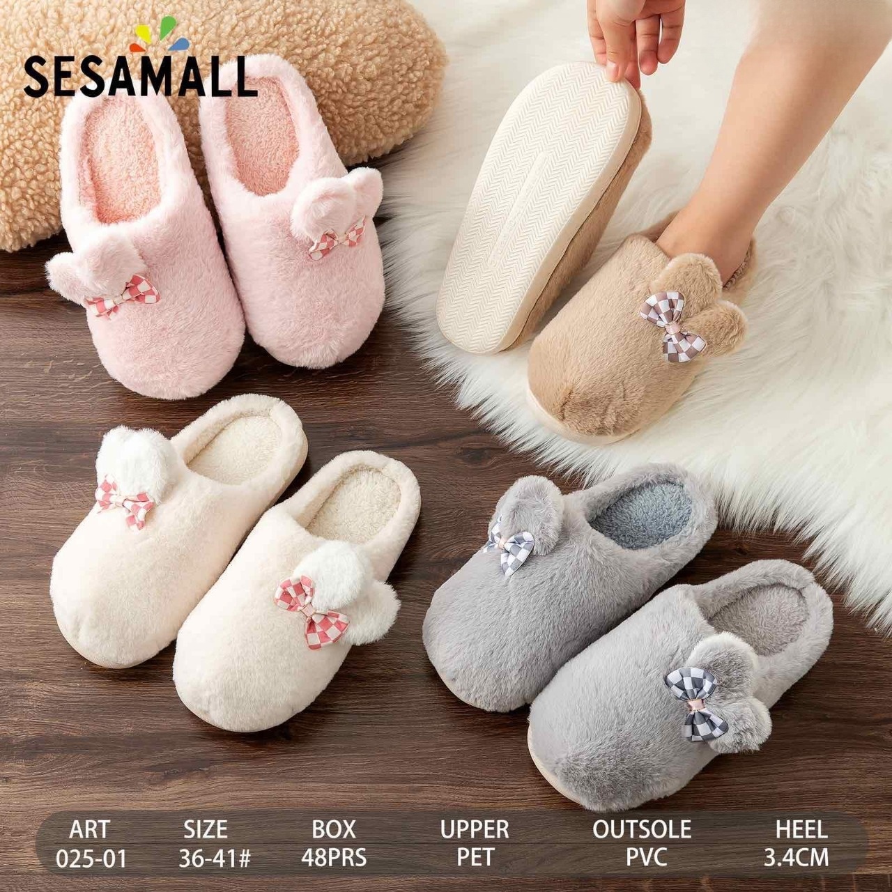 Klapki Damskie 025-01 36-41 MIX KOLOR 1