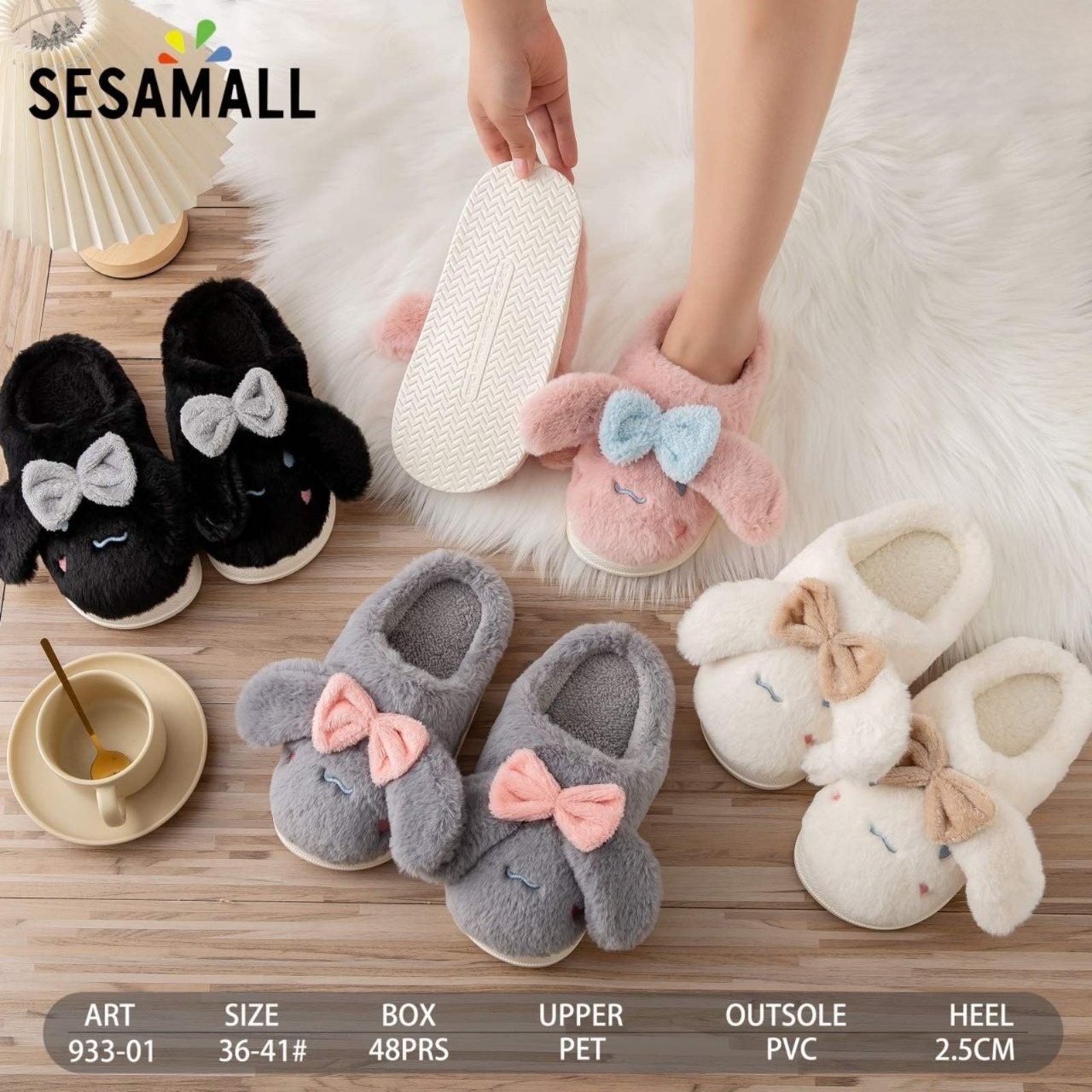 Klapki Damskie 933-01 36-41 MIX KOLOR