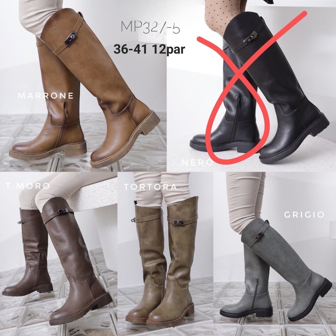 Kozaki Damskie MP327-5 36-41 KOLOR DO WYBORU