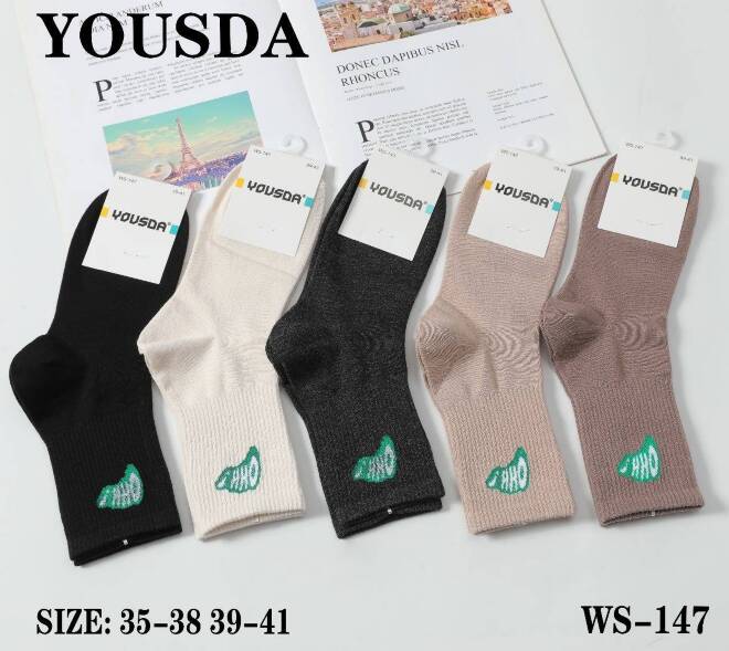 Skarpety damskie WS-147 MIX KOLOR  35-41 1