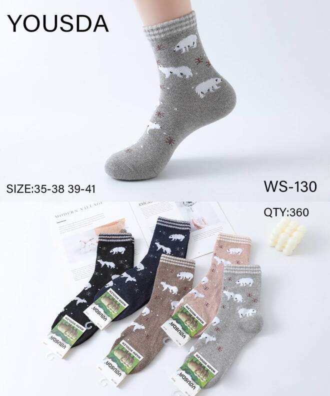 Skarpety damskie WS-130 MIX KOLOR  35-41 1