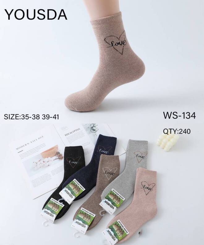 Skarpety damskie WS-134 MIX KOLOR  35-41 1