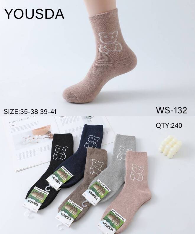 Skarpety damskie WS-132 MIX KOLOR  35-41 1