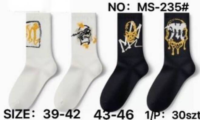 Skarpety męskie MS-235 MIX KOLOR  39-46 1