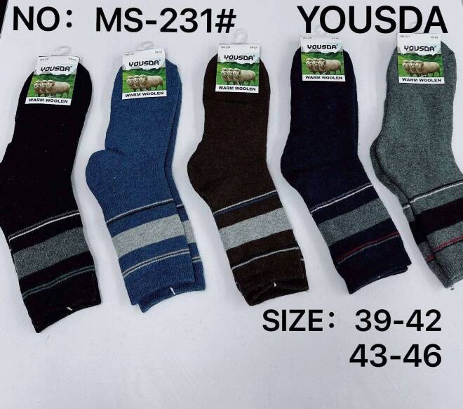 Skarpety męskie MS-231 MIX KOLOR  39-46