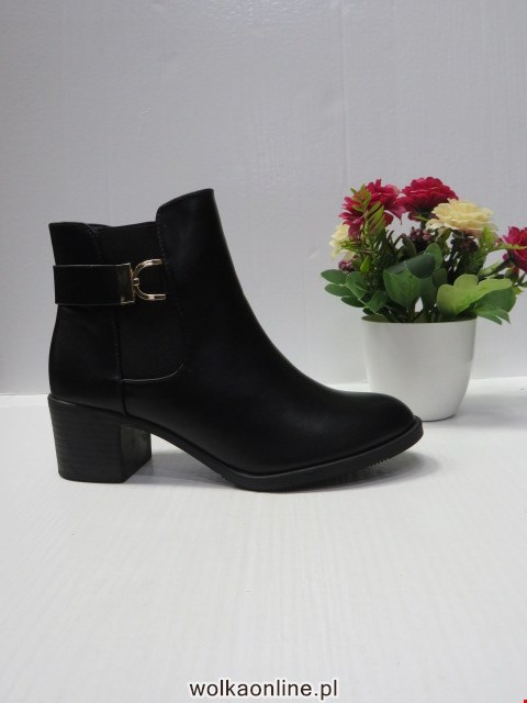 Botki Damskie D7-11 BLACK 36-41