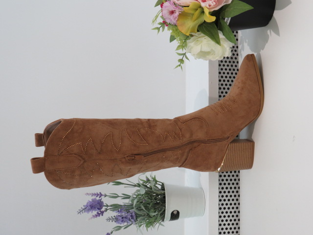 Kozaki Damskie 9589 CAMEL 36-41 1