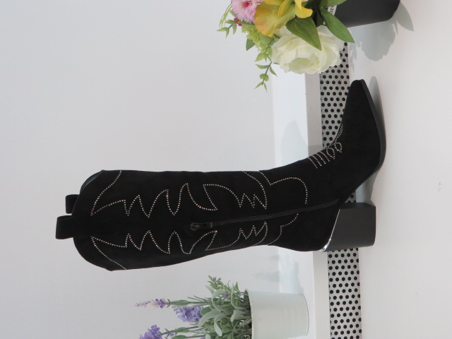 Kozaki Damskie 9589 BLACK 36-41 1