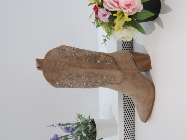 Kozaki Damskie 9621A KHAKI 36-41