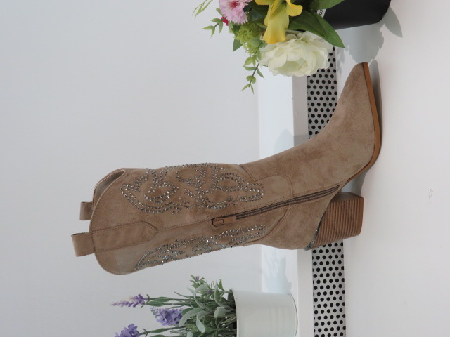 Kozaki Damskie 9621A KHAKI 36-41 1