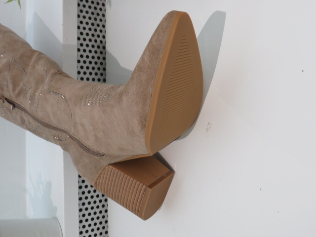 Kozaki Damskie 9589 KHAKI 36-41 2