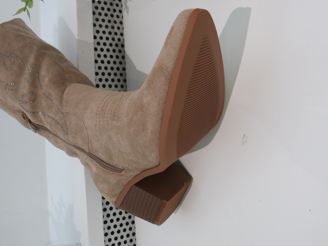 Kozaki Damskie 9557 KHAKI 36-41 2