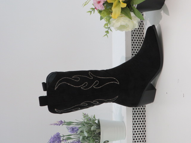 Kozaki Damskie 9557 BLACK 36-41